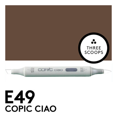 Copic Ciao E49 - Dark Bark