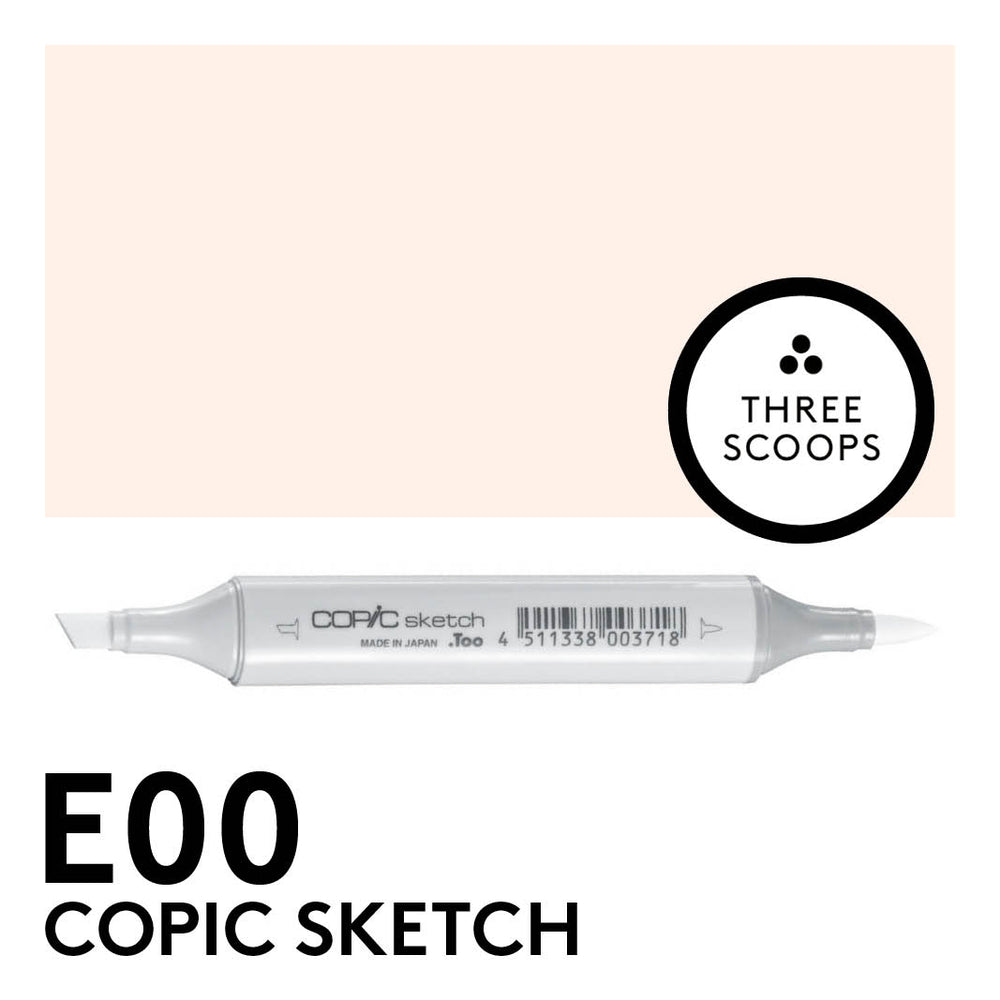 Copic Sketch E00 - Cotton Pearl