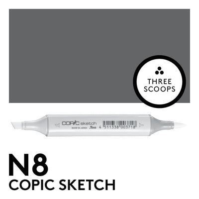 Copic Sketch N8 - Neutral Gray