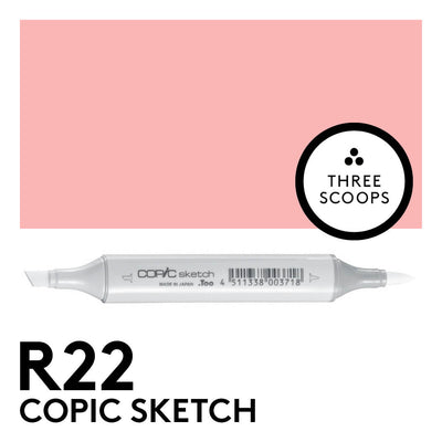 Copic Sketch R22 - Light Prawn