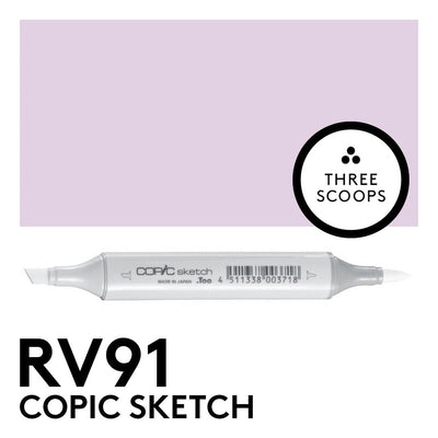 Copic Sketch RV91 - Garyish Cherry