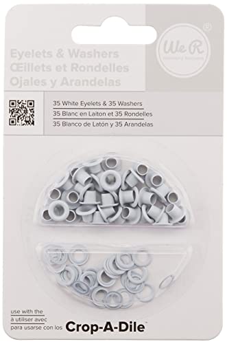 Hvide Eyelets & Washers - Crop-a-dile